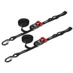 Speedstrap Spanband met Lus 4,5 meter Zwart 2 stuks 1130 kil, Watersport en Boten, Ophalen of Verzenden, Nieuw