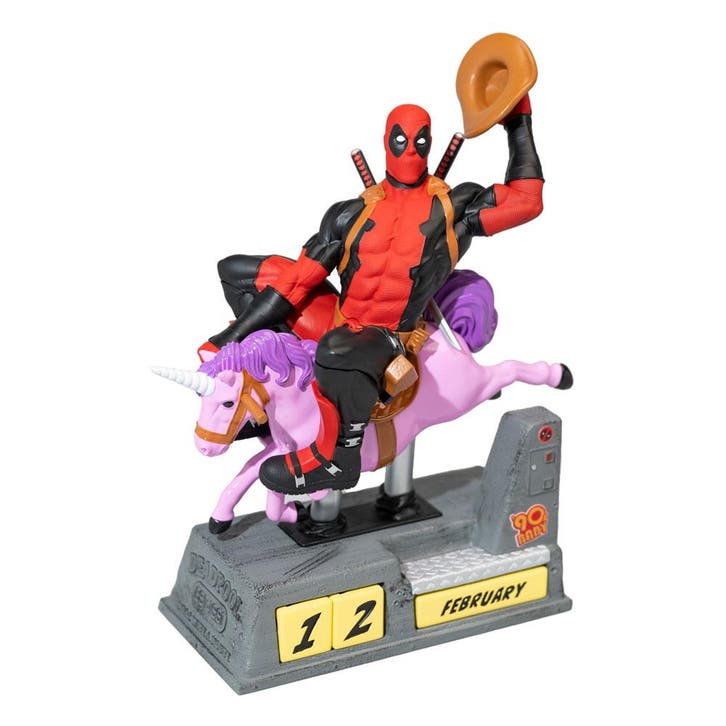 Deadpool 3D Perpetual Calendar, Verzamelen, Film en Tv, Nieuw, Ophalen of Verzenden