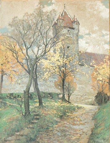 Hans Prentzel (1880-1956) - When the leaves fall -