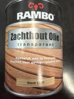 Rambo zachthout olie transparant - blank - 0,75 liter, Overige kleuren, Nieuw, Ophalen of Verzenden, Verf