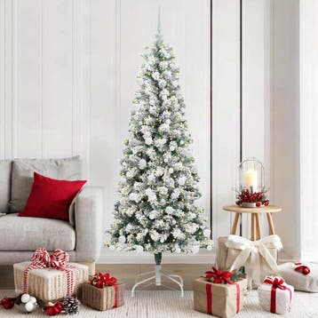 vidaXL Kunstmatige Inklapbare Kerstboom 300 LEDs Groen en, Verzenden, Nieuw