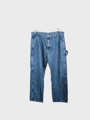 Wrangler Jeans Dames maat W38 / L30 Blauw Vintage, Blauw, Overige jeansmaten, Zo goed als nieuw, Wrangler