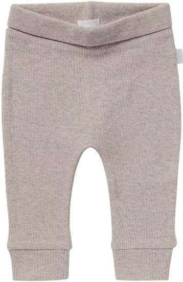 Noppies baby broek Naura met katoen taupe melange - 68 (4-6, Ophalen of Verzenden, Nieuw