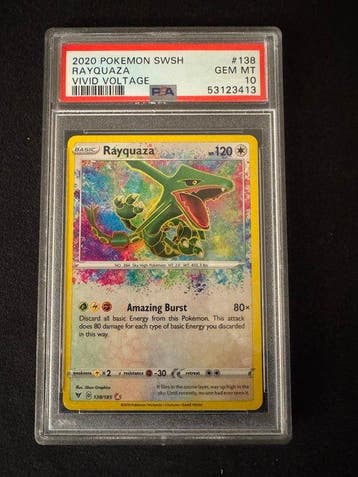 Pokémon - 1 Graded card - RAYQUAZA - PSA 10 - Sword & Shield, Nieuw