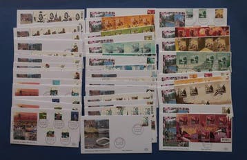 Nederland 2005/2007 - 51 Bijzondere FDCs MOOI NEDERLAND wb, Gestempeld