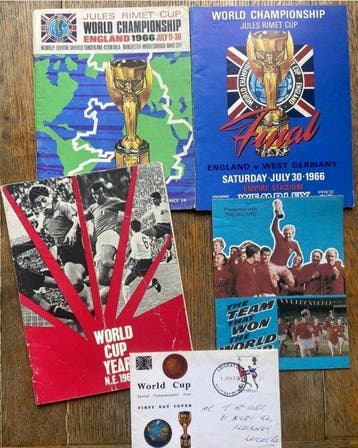 England v West Germany - Original World Cup Final programme, Nieuw