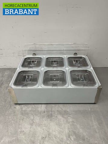RVS GN bakhouder 6 x 1/6 gastronorm GN 50,5 cm Horeca, Ophalen of Verzenden, Nieuw in verpakking