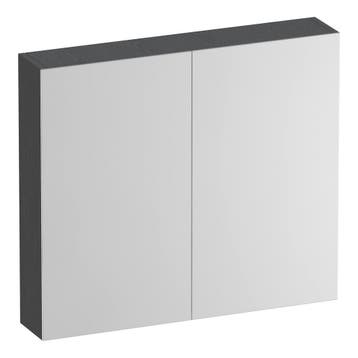 Brauer Impress Spiegelkast 80 cm - zonder Verlichting - Met, Huis en Inrichting, Badkamer | Badkamermeubels, Ophalen of Verzenden