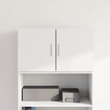 vidaXL Wandkast 70x42,5x40 cm bewerkt hout wit, Verzenden, Nieuw, 50 tot 100 cm, Minder dan 100 cm