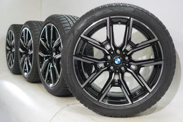BMW 4 serie i4 G26 859M 19 inch velgen Goodyear Winterbanden, Auto-onderdelen, Banden en Velgen, 19 inch, Gebruikt, Velg(en), Winterbanden