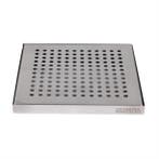 RVS lekbak | 150x150x13 mm | Uitneembaar rooster | Vaatwa..., Zakelijke goederen, Horeca | Overige, Verzenden