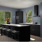 Zwarte keuken Toulouse 49226, Verzenden, Nieuw