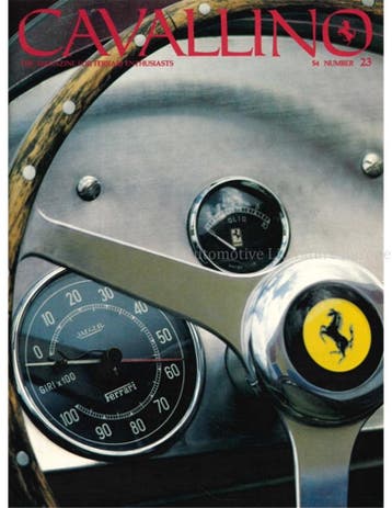 1984 FERRARI CAVALLINO MAGAZINE USA 23, Nieuw, Ferrari, Author