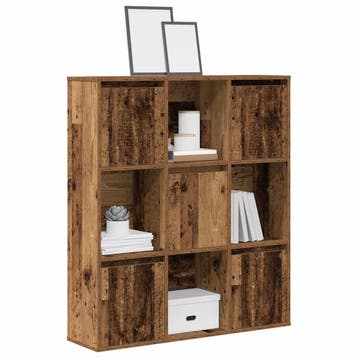 vidaXL Boekenkast 89x24x101,5 cm bewerkt hout oud, Verzenden, Nieuw, Overige houtsoorten
