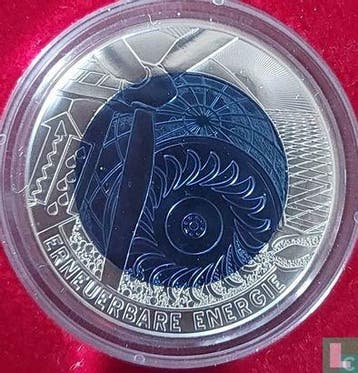 Oostenrijk 25 euro 2010 Renewable energies, Oostenrijk, Verzenden, Goud, 5 euro