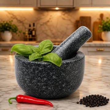 Handcrafted Spice & Herb Grinder - Vijzel en stamper -, Antiek en Kunst