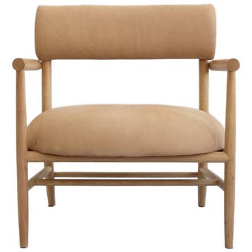 101 Copenhagen Fauteuil Nama, Nubuck - Ongebruikt, Huis en Inrichting, Japandi, Minder dan 75 cm, Ophalen of Verzenden, Zo goed als nieuw
