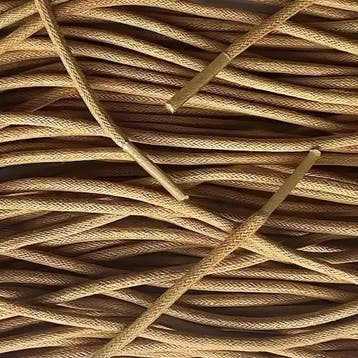 Ronde wax veters - Zandbruin • 120  cm x 3 mm, Kleding | Heren, Schoenen, Ophalen of Verzenden, Nieuw