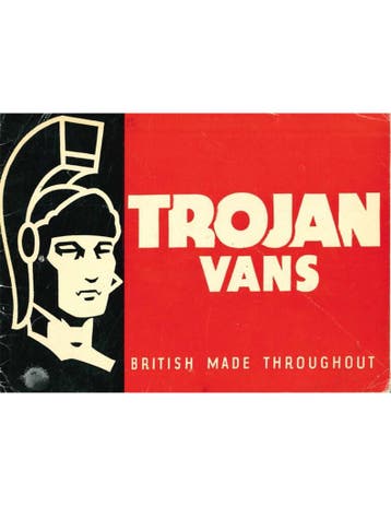 1953 TROJAN VANS PROGRAMMA BROCHURE ENGELS, Nieuw, Author