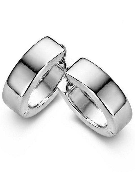 Casa Jewelry Oorringen Wals Medium - Zilver - 18 mm, Sieraden, Tassen en Uiterlijk, Oorbellen, Verzenden