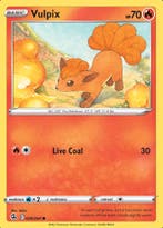 Vulpix 028/264 (Fusion Strike), Ophalen of Verzenden, Nieuw, Losse kaart, Foil