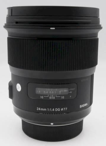 Sigma 24MM 1.4 DG HSM ART NIKON OCCASION 2, Ophalen of Verzenden, Zo goed als nieuw