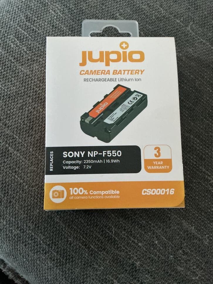 Sony NP-F550 camera accu voor Sony, Audio, Tv en Foto, Accu's en Batterijen, Nieuw, Verzenden