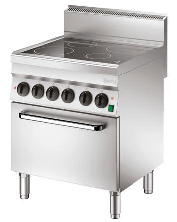 Bartscher Fornuis Serie 650 | Elektrisch | 4 Kookplaten | El, Ophalen of Verzenden, Nieuw in verpakking
