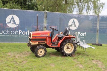 Veiling: Minitractor Yanmar F13 ED Diesel met Manegevlakker, Ophalen, Gebruikt, Overige merken, Tot 2500