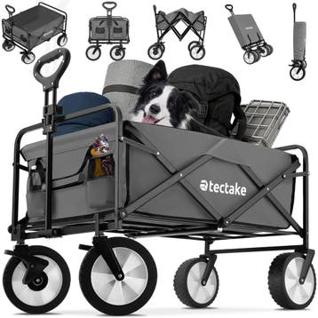 Opvouwbare bolderwagen Leon met remmen, draagkracht 80kg, Verzenden, Nieuw
