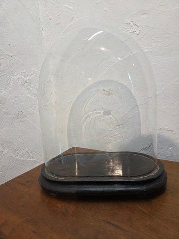 Globe - !!! - ANTIEKE GLAZEN STOLP - 1901-1920 - Mooie