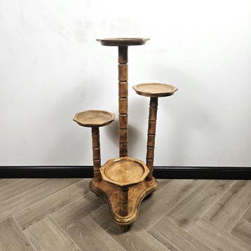 Plantentafel - Bamboe stijl - Hout