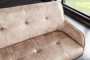 Design bank EUPHORIA 160cm champagne grijs fluweel, Huis en Inrichting, Banken | Bankstellen, Ophalen of Verzenden, Nieuw