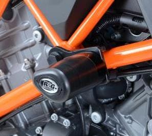 KTM 1290 Superduke R R&G Sliders frame bescherming zwart, Ophalen of Verzenden, Nieuw
