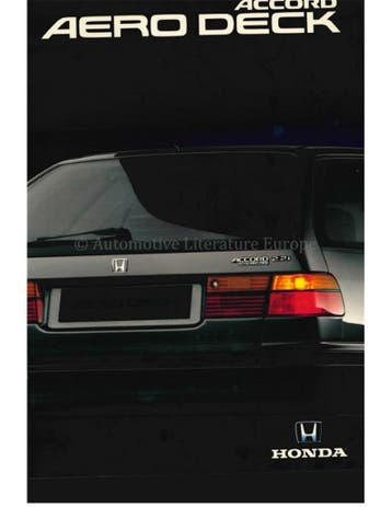1993 HONDA ACCORD AERO DECK BROCHURE NEDERLANDS, Nieuw, Honda, Author