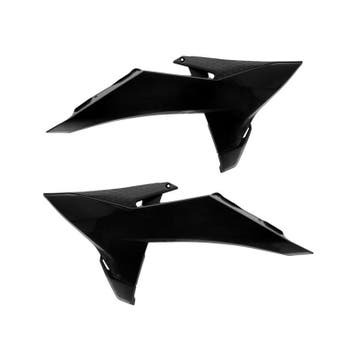 Cycra 25+ KTM SX/SXF/XC/XCF OEM Radiator Shrouds - Black, Ophalen of Verzenden