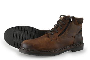 Nelson Veterboots in maat 46 Cognac, Overige kleuren, Verzenden, Boots, Zo goed als nieuw