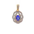 Zonder minimumprijs - Hanger Zilver, Verguld - 1.72ct. tw.