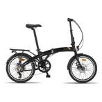 Pacto Vouwfiets 20 inch FOUR S 6 Speed Schijfremmen Zwart Je, Nieuw