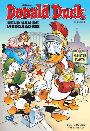 Donald Duck weekblad 29 2016 held van de vierdaagse - Disney, Verzenden, Gelezen, Disney