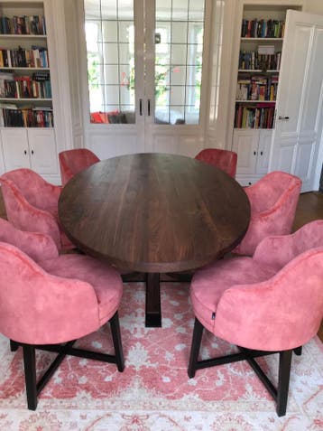 Ovale noten eettafel Frjemd - Vele afmetingen - Westra tafel, Overige houtsoorten, 100 tot 150 cm, Vijf personen of meer, Moderne en luxe stijl noten houten eettafels van Westra 