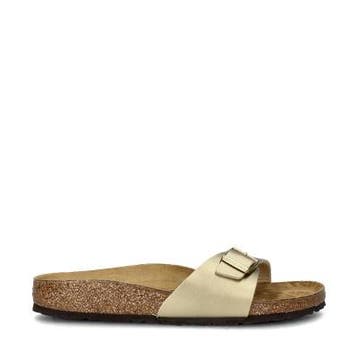 Birkenstock Madrid Gold sandalen voor dames in het Goud, Kleding | Dames, Overige kleuren, Verzenden, Nieuw, Sandalen of Muiltjes
