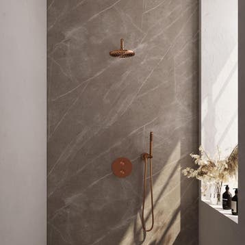 Brauer Copper Edition Thermostatische Regendoucheset Inbouw, Ophalen of Verzenden, Nieuw