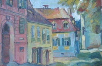 Wim Motz (1900-1977) - Straatje