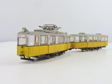 Liliput H0 - Modeltram (1) - 2-Delige set Düwag tram, Nieuw