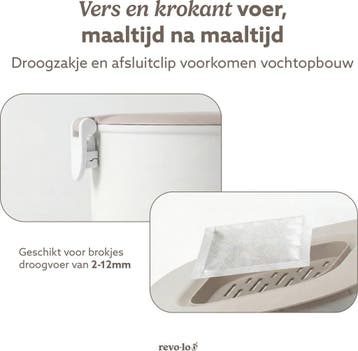 Revo-loo Flow & Chow Drinkfontein Automatische Voerbak Set -, Ophalen of Verzenden, Nieuw