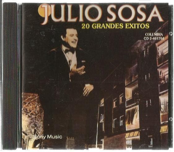 cd - Julio Sosa - 20 Grandes Exitos, Cd's en Dvd's, Cd's | Overige Cd's, Zo goed als nieuw, Verzenden