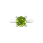 Witgouden ring van Bron Jewelry 14 karaat, Sieraden, Tassen en Uiterlijk, Ringen, Verzenden, Zo goed als nieuw, Goud