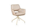 Eetkamerstoel Aarhus poot Atlas draaibaar beige - be amazing, Huis en Inrichting, Stoelen, Ophalen of Verzenden, Nieuw