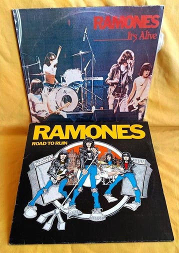 Ramones - Its Alive. Live (double LP) / Road to Ruin -, Nieuw in verpakking